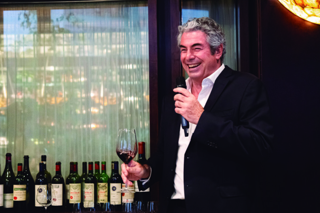 José Miguel Viu, CEO da Viu Manent, conduziu a degustação vertical com quatro safras em São Paulo