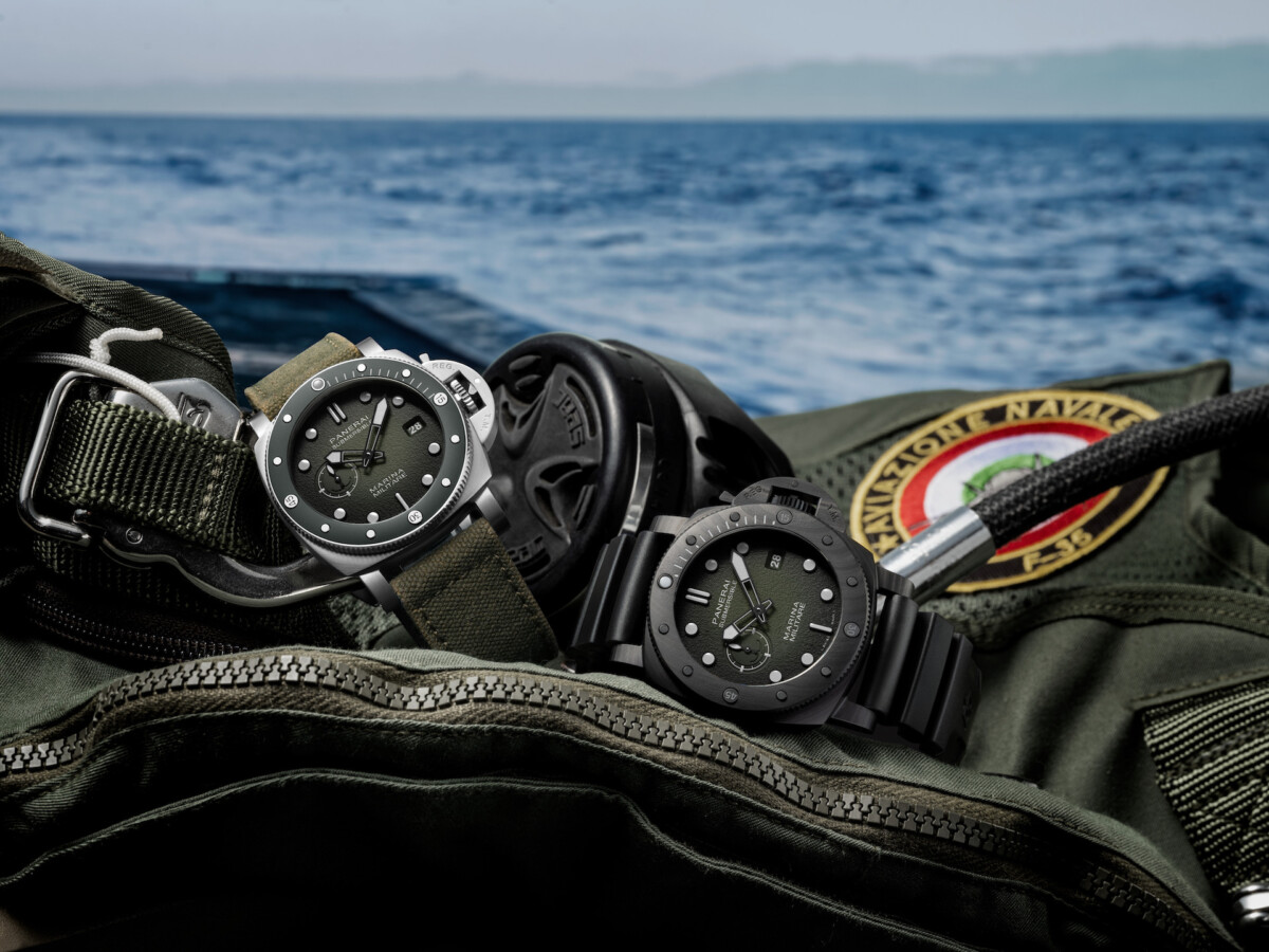 Nova coleção Panerai é inspirada no braço aéreo da Marinha Italiana