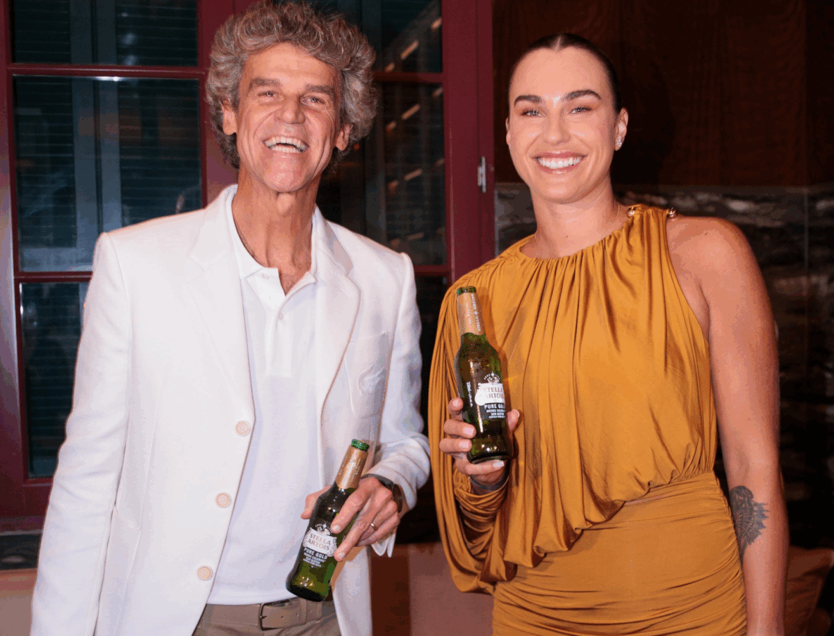 Sabalenka e Guga: a reunião de dois ídolos que alcançaram o topo do ranking mundial